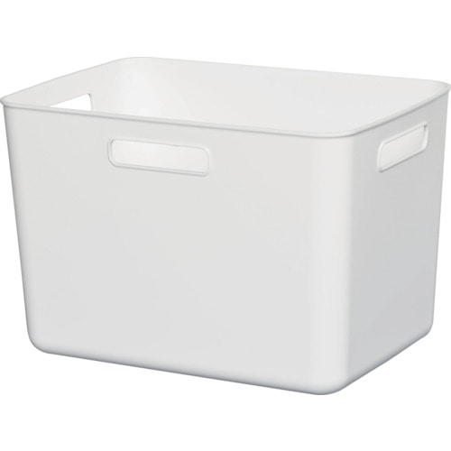 トラスコ中山 ヒマラヤ化学 1389 やわらかBOX/ワイド深型 ホワイト 364×259×245（ご注文単位1個）【直送品】