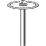 トラスコ中山 ナカニシ 電着ダイヤモンドディスク#130刃径19×刃長0.3×軸径2.34（ご注文単位1本）【直送品】