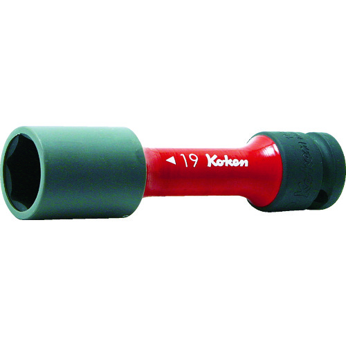 トラスコ中山 コーケン ホイールナット用薄肉ソケット 差込角12.7mm 対辺19mm 395-6849(ご注文単位1個)【直送品】