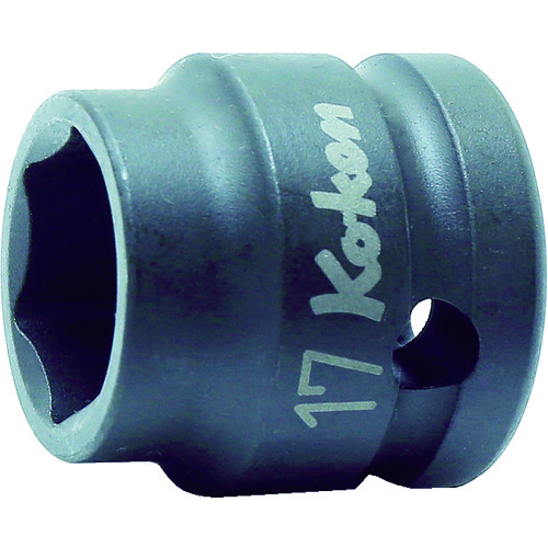 トラスコ中山 コーケン 12.7mm差込 インパクトショートソケット 14mm(ご注文単位1個)【直送品】