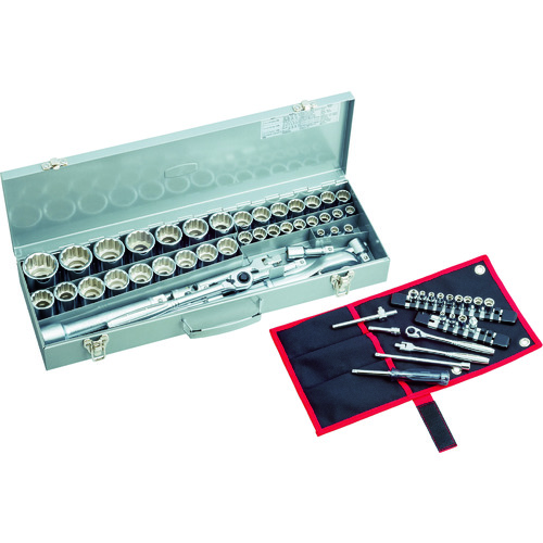 トラスコ中山 TONE ソケットレンチセット(フルセット)(ご注文単位1セット)【直送品】