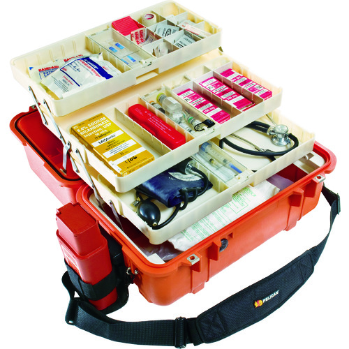 トラスコ中山 PELICAN 1460EMSケース オレンジ 529×323×324（ご注文単位1台）【直送品】