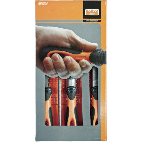 トラスコ中山 バーコ ヤスリセット 荒目&中目 刃長250mm 5本(ご注文単位1セット)【直送品】