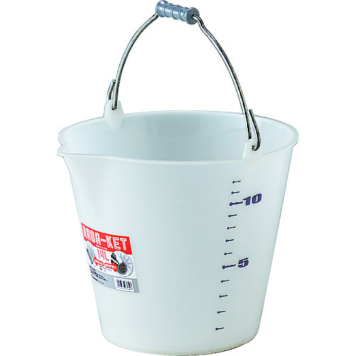 トラスコ中山 リス ラバケット14L ナチュラル(ご注文単位1個)【直送品】