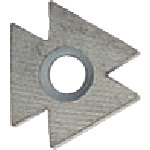 トラスコ中山 SHAVIV 面取り・バリ取り用ブレード D80Cブレード超硬(ご注文単位1パック)【直送品】