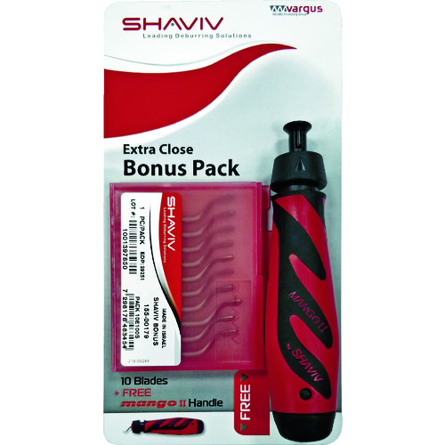 トラスコ中山 SHAVIV ボーナスパックセットE100S(ご注文単位1セット)【直送品】