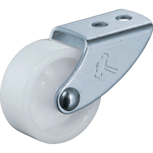 トラスコ中山 ハンマー 155シリーズ固定式ナイロン車輪 40mm(ご注文単位1個)【直送品】