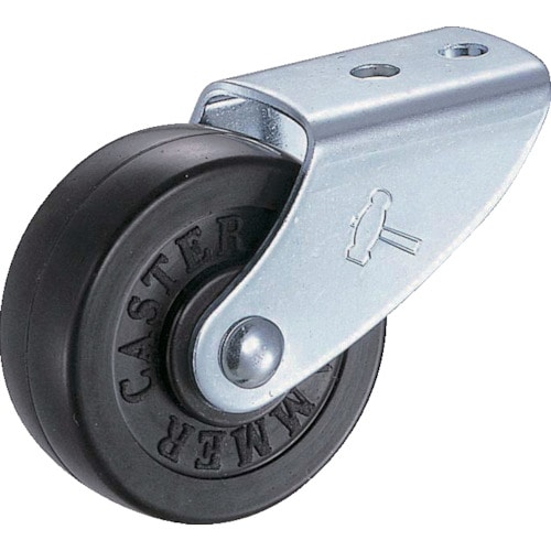 トラスコ中山 ハンマー 155シリーズ固定式ゴム車輪 50mm(ご注文単位1個)【直送品】