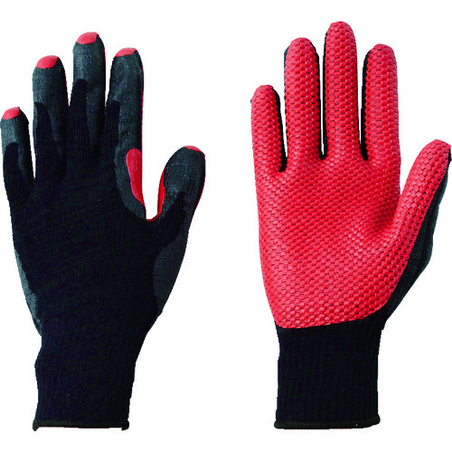 トラスコ中山 アトム ゴム張り手袋 快適ラバース M(ご注文単位1組)【直送品】