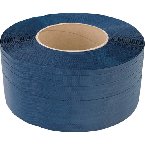 トラスコ中山 積水 梱包機用リサイクルPPバンド エコリターン RX-EC 15×2500m アオ(ご注文単位1巻)【直送品】