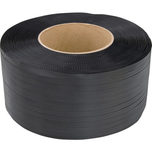 トラスコ中山 積水 梱包機用リサイクルPPバンド エコリターン RX-EC 15×2500m クロ(ご注文単位1巻)【直送品】