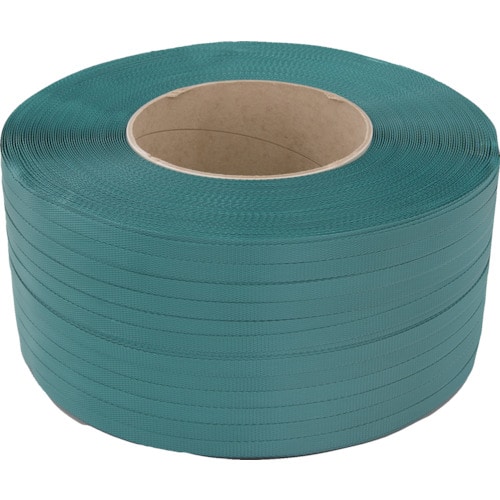 トラスコ中山 積水 梱包機用リサイクルPPバンド エコリターン RX-EC 15×2500m ミドリ(ご注文単位1巻)【直送品】