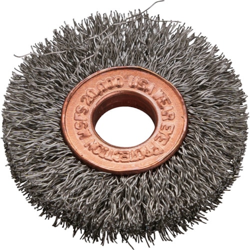 トラスコ中山 バーテック コパーセンターホイルブラシ C-1 1/2(ご注文単位1枚)【直送品】