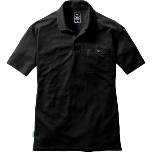 トラスコ中山 バ-トル 半袖ポロシャツ167-35-Lブラック(ご注文単位1着)【直送品】