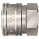 トラスコ中山 日東 TSPカプラ 鋼鉄製 ニトリルゴムSG(NBR)(おねじ取付用ソケット) 相手側R2(00857)(ご注文単位1個)【直送品】