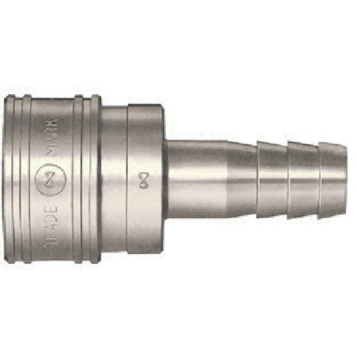 トラスコ中山 日東 TSPカプラ 鋼鉄製 ニトリルゴムSG(NBR)(ホース取付用ソケット) 相手側2インチ(00855)(ご注文単位1個)【直送品】