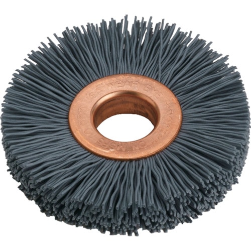 トラスコ中山 バーテック ナイロックスコパーセンターホイルブラシ CY-2(ご注文単位1枚)【直送品】