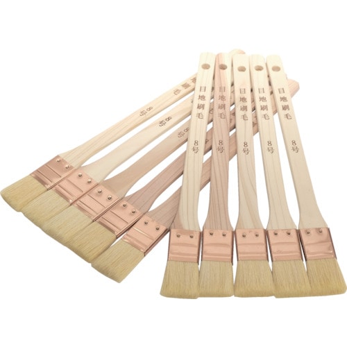 トラスコ中山 KOWA 目地刷毛 8号10本組【単位:袋】(ご注文単位1袋)【直送品】