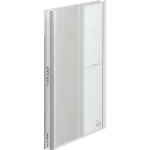 トラスコ中山 キングジム クリア-F パタント(透明)40P(ご注文単位1冊)【直送品】