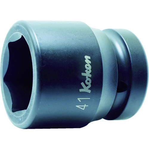 トラスコ中山 コーケン インパクトソケット 対辺24 差込角25.4 全長57(ご注文単位1個)【直送品】