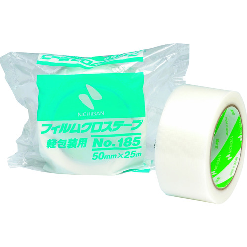 トラスコ中山 ニチバン フィルムクロステープ 185 50mmX25m(ご注文単位1巻)【直送品】
