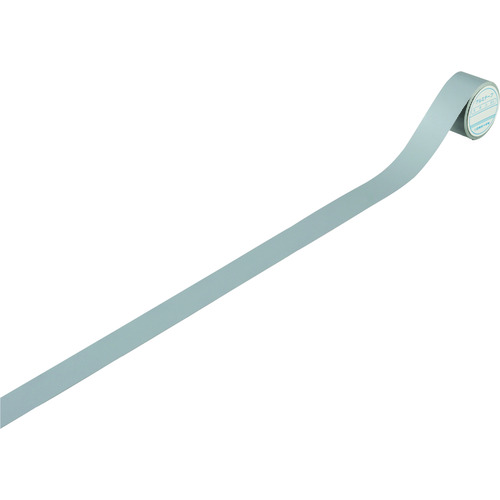 トラスコ中山 緑十字 配管識別テープ グレー AH520(S小) 25mm幅×2m アルミ（ご注文単位1巻）【直送品】