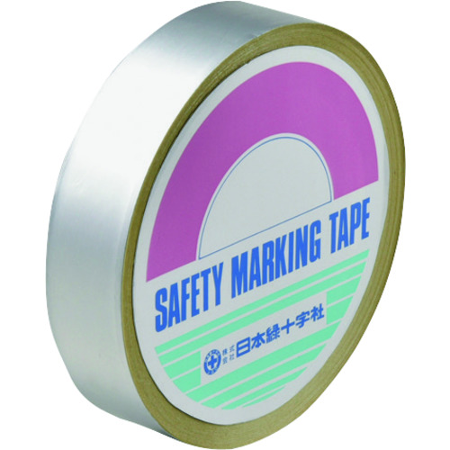 トラスコ中山 緑十字 アルミ粘着テープ AH-129 25mm幅×20m 非光沢タイプ(ツヤ無)(ご注文単位1巻)【直送品】