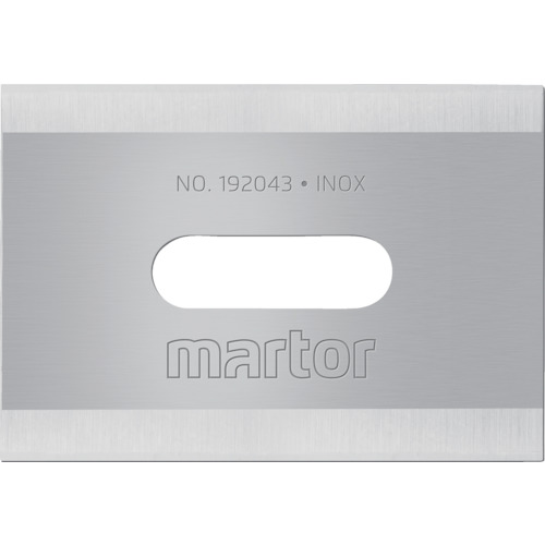トラスコ中山 martor 替刃 10枚 INDUSTRIAL BLADE 192043 ステンレス（ご注文単位1パック）【直送品】