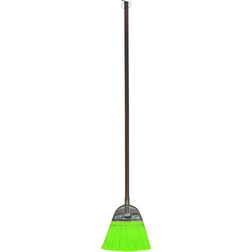 トラスコ中山 日本クリンテック 技ホーキ 化繊 長柄 木柄（ご注文単位1本）【直送品】