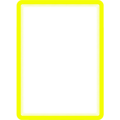 トラスコ中山 tarifold ディスプレイポケット マグネットタイプ A4サイズ 2枚入り 黄（ご注文単位1セット）【直送品】