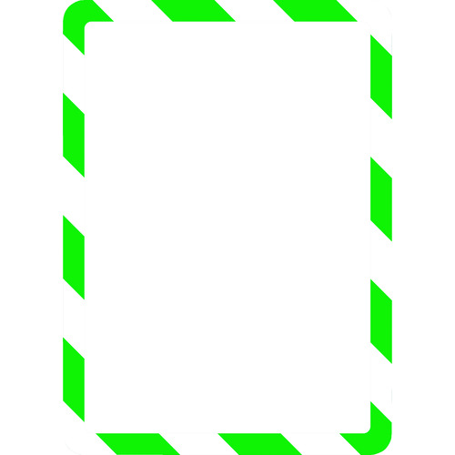 トラスコ中山 tarifold 安全標識用ディスプレイポケット マグネットタイプ A4 2枚入り 安全（ご注文単位1セット）【直送品】