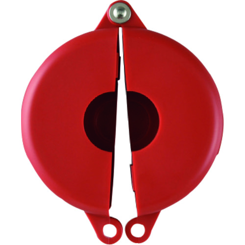 トラスコ中山 緑十字 ゲートバルブロックアウト 適応ハンドル径63.5~127mm VL-61 PP製(ご注文単位1個)【直送品】