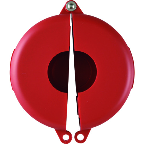 トラスコ中山 緑十字 ゲートバルブロックアウト 適応ハンドル径127~165.1mm VL-62 PP製(ご注文単位1個)【直送品】