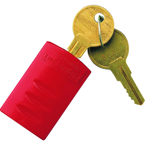 トラスコ中山 緑十字 プラグロックアウト プラグロック-A 27.5×44.7×18.7mm 鍵2個付(ご注文単位1個)【直送品】