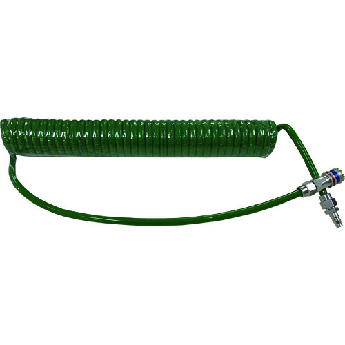 トラスコ中山 セイン スパイラルホースキット アンチ・スパーク eSafeカップリング付 8×12 6M（ご注文単位1本）【直送品】