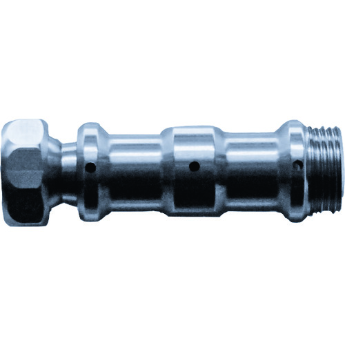 トラスコ中山 ヒルトライン ステンレス製クーラントホース(1/4ホースシステム)用サイドノズル 51L×Φ1.6×穴数3（ご注文単位1個）【直送品】