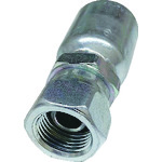 トラスコ中山 Parker 油圧ホース用コネクター オスシートスイベル金具 60度コーン A寸法62mm(ご注文単位1個)【直送品】