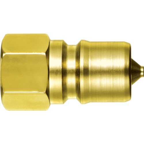 トラスコ中山 日東 SPカプラ タイプAプラグ 真ちゅう製 ニトリルゴムNBR(SG) 相手側取付サイズR1/8(07887)(ご注文単位1個)【直送品】