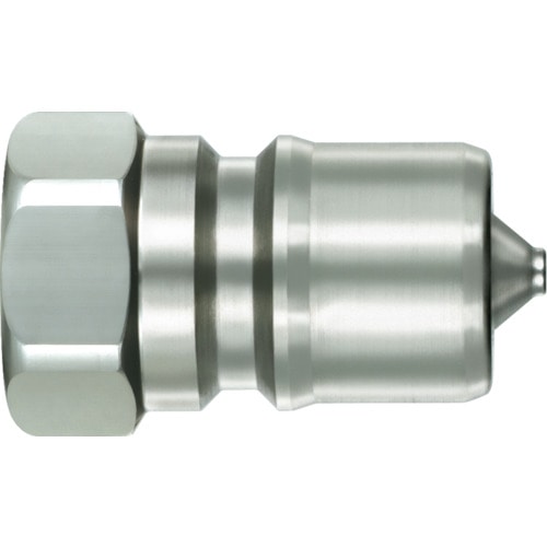 トラスコ中山 日東 SPカプラ タイプAプラグ ステンレス製 ニトリルゴムNBR(SG) 相手側取付サイズR1/8(07899)(ご注文単位1個)【直送品】