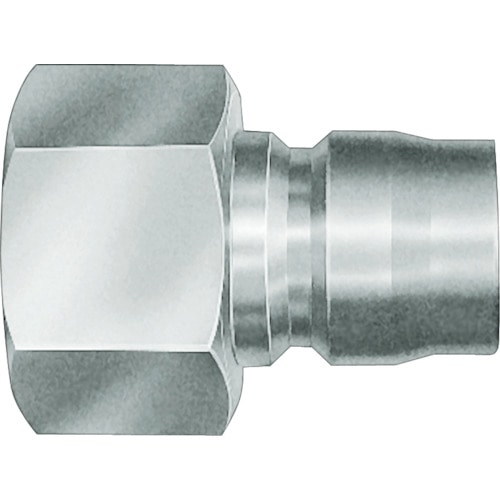 トラスコ中山 日東 TSPカプラ ステンレス製(おねじ取付用プラグ) 相手側R1/8(00683)(ご注文単位1個)【直送品】