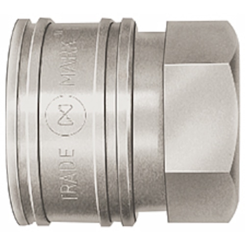 トラスコ中山 日東 TSPカプラ ステンレス製 ふっ素ゴムFKM X-100(00743)(ご注文単位1個)【直送品】