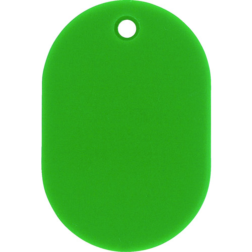 トラスコ中山 緑十字 小判札(無地札) 小判札45-G 緑 45×30mm スチロール樹脂（ご注文単位1枚）【直送品】