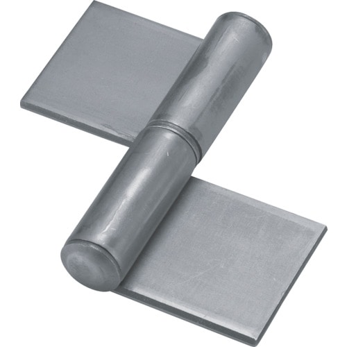 トラスコ中山 TRUSCO スチール製特厚溶接旗蝶番 左用 全長102mm (4個入)(ご注文単位1袋)【直送品】