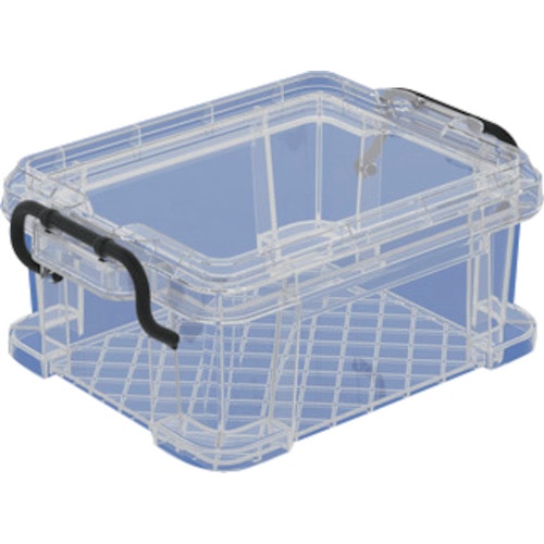 トラスコ中山 E-CON 透明フタ付きボックス 200137 エコンボックス#1.5Hセット【1.5L、213×154×94】(ご注文単位1個)【直送品】