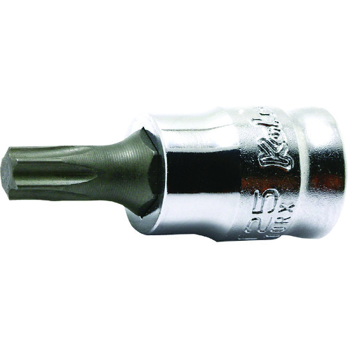 トラスコ中山 コーケン Z-EAL トルクスビットソケット 差込角6.35mm サイズT25(ご注文単位1個)【直送品】