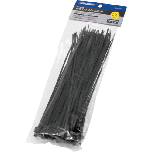 トラスコ中山 アストロプロダクツ AP 結束バンド 3.0×200mm (100本入)(ご注文単位1袋)【直送品】