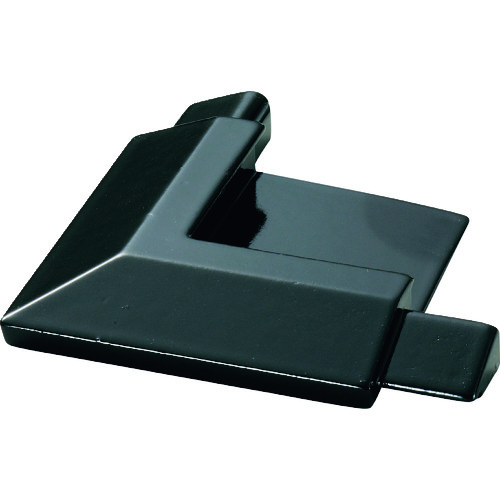 トラスコ中山 ASSIST 床金物20-410LBLディバイドエッジコーナー ブラック 出隅 38.5×38.5mm(ご注文単位1個)【直送品】
