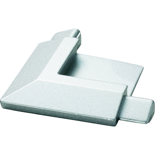 トラスコ中山 ASSIST 床金物20-410LSディバイドエッジコーナー シルバー 出隅 38.5×38.5mm(ご注文単位1個)【直送品】
