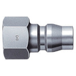 トラスコ中山 日東 ハイカプラ 鋼鉄製(おねじ取付用プラグ)相手側G1/4 耐圧力2.0Mpa(00280)(ご注文単位1個)【直送品】