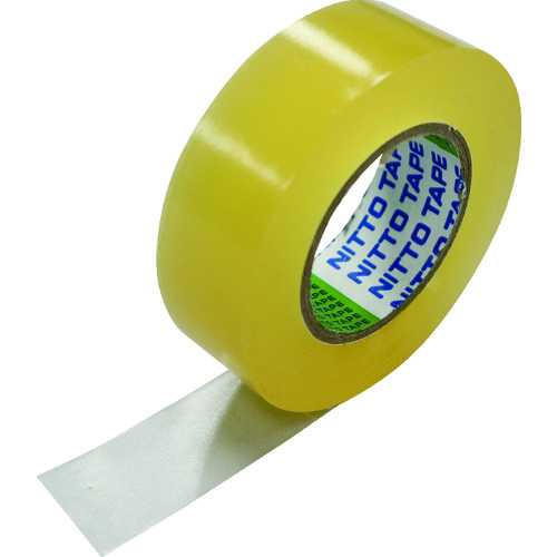 トラスコ中山 日東 脱鉛タイプビニールテープNo.21S 0.2mm×25mm×20m 透明 8巻入り(ご注文単位1パック)【直送品】